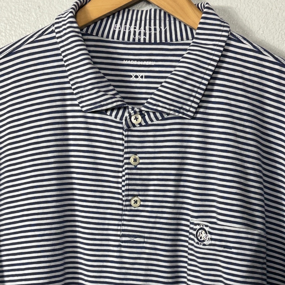 B.‎ Draddy Glen View Club Striped Golf Polo